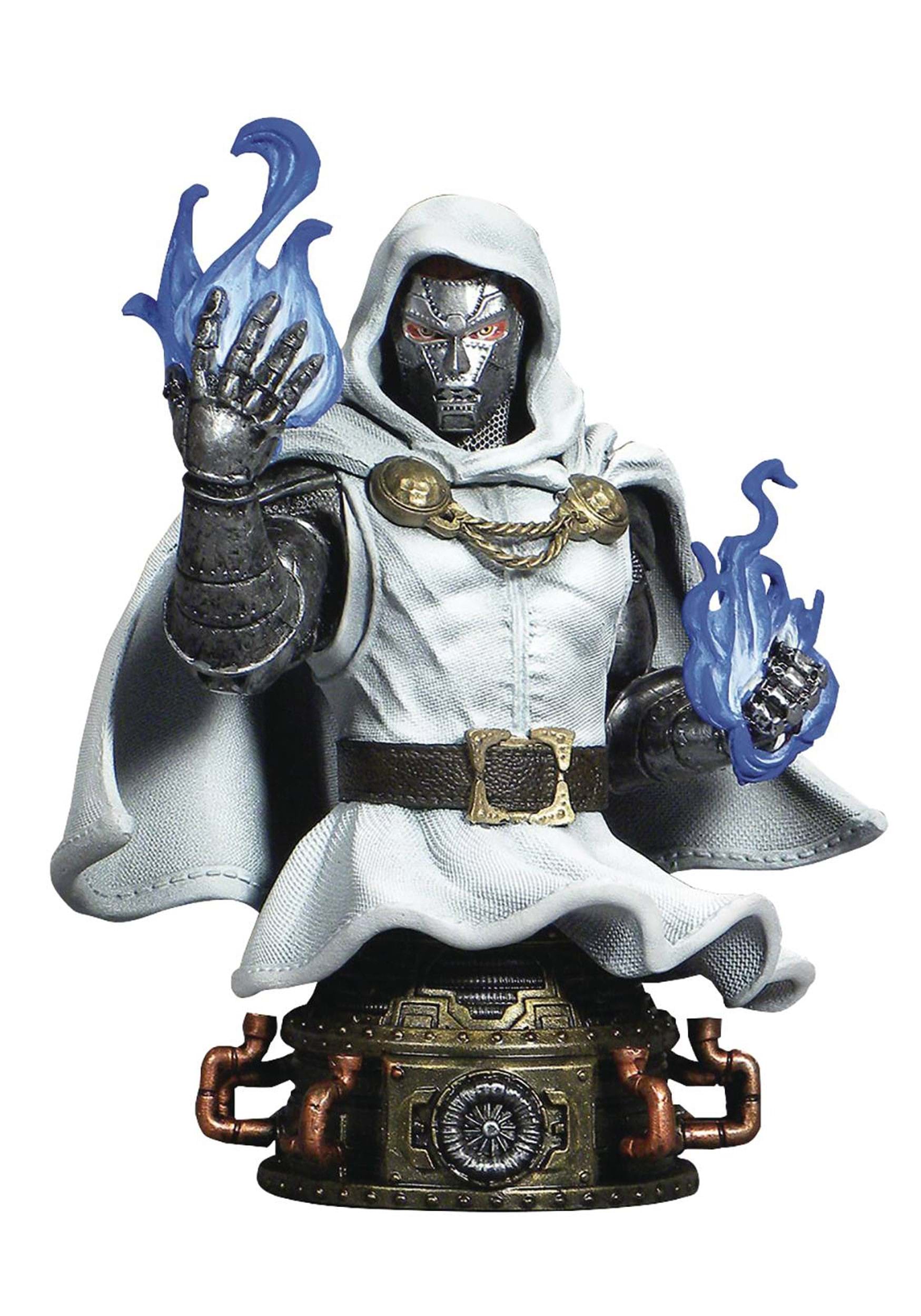 Diamond Select Marvel Comic 40th Anniversary White Armor Dr. Doom Mini Bust