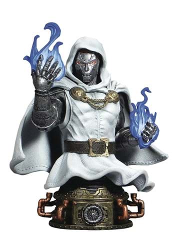 Diamond Select 40th Marvel Comic White Armor Dr Doom Bust