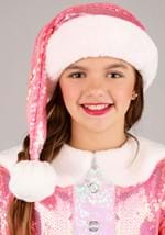 Pink Santa Claus Costume for Girls Alt 2