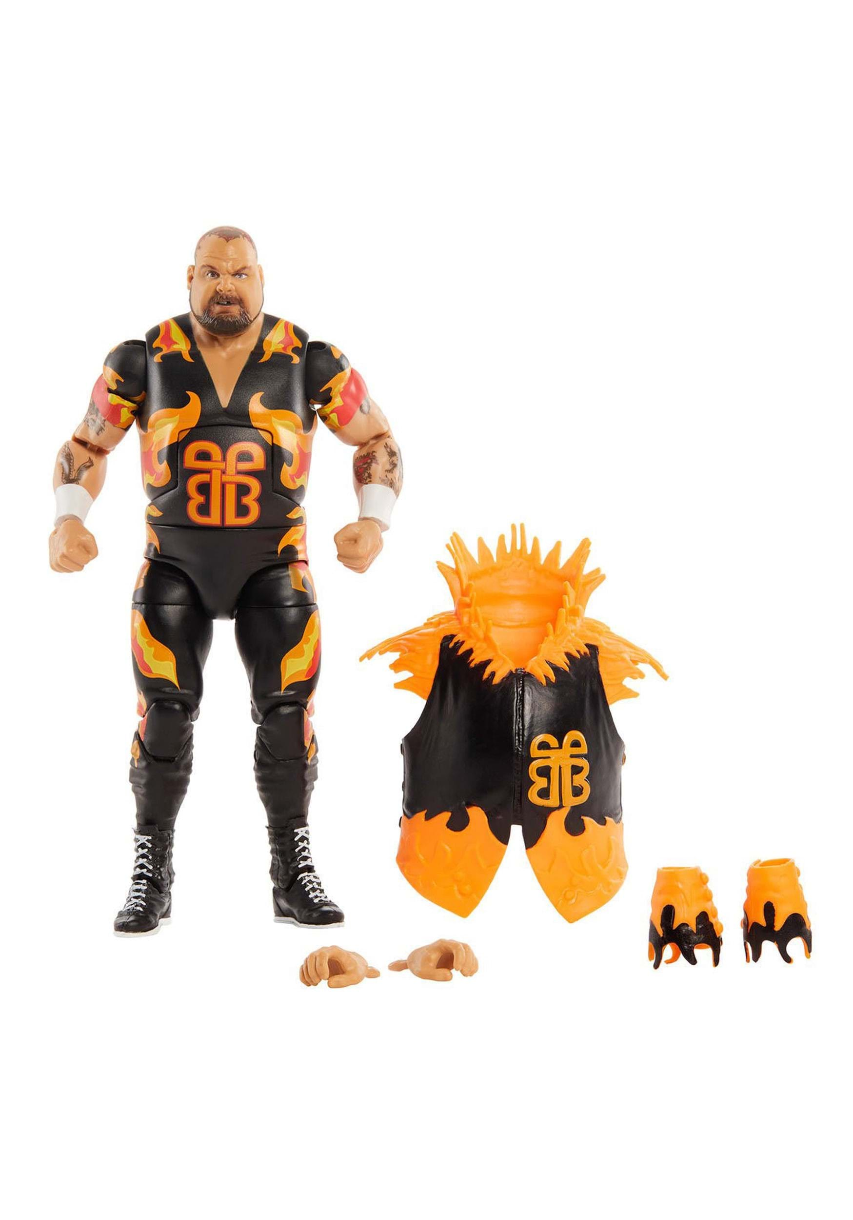 bam bam bigelow action figure with breakaway table then now forever