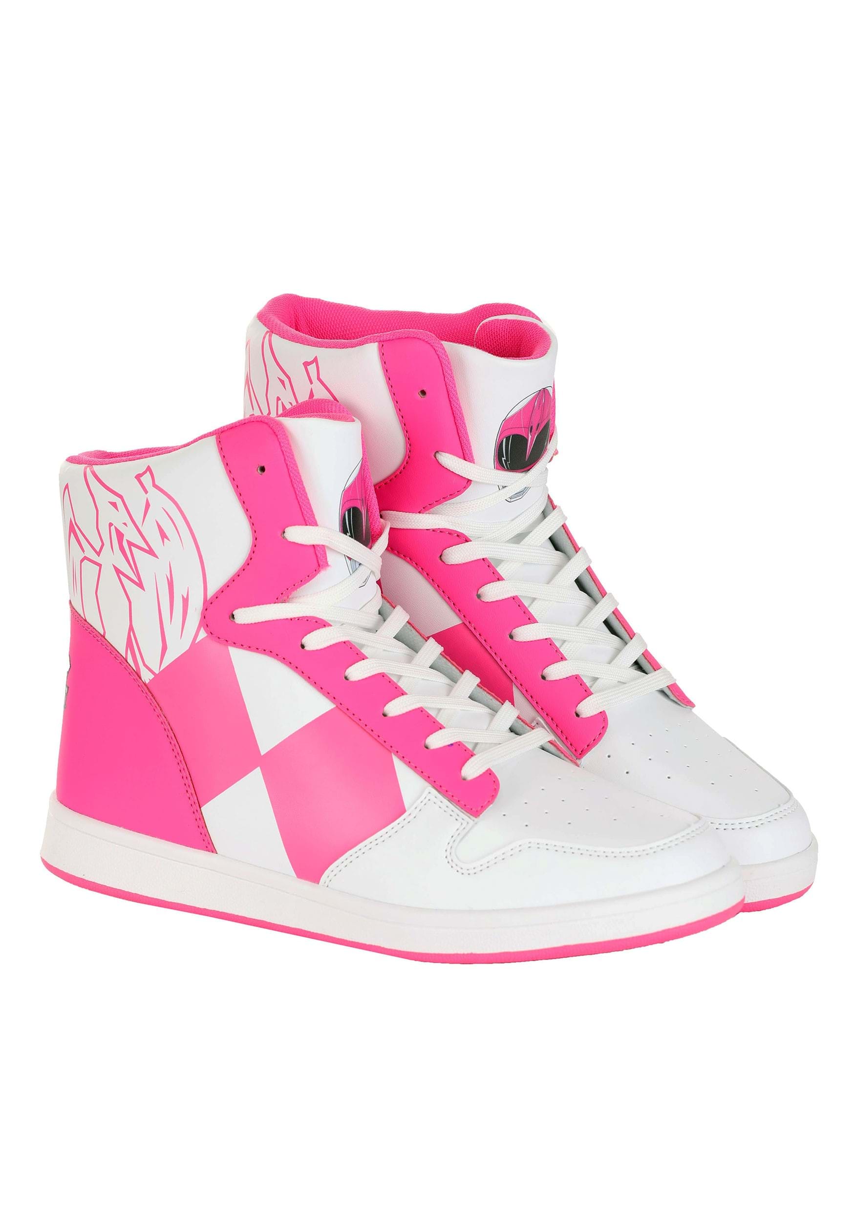 Pink Power Rangers Costume Inspired Sneakers