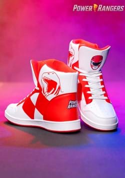 Costume Inspired Power Rangers Red Sneakers