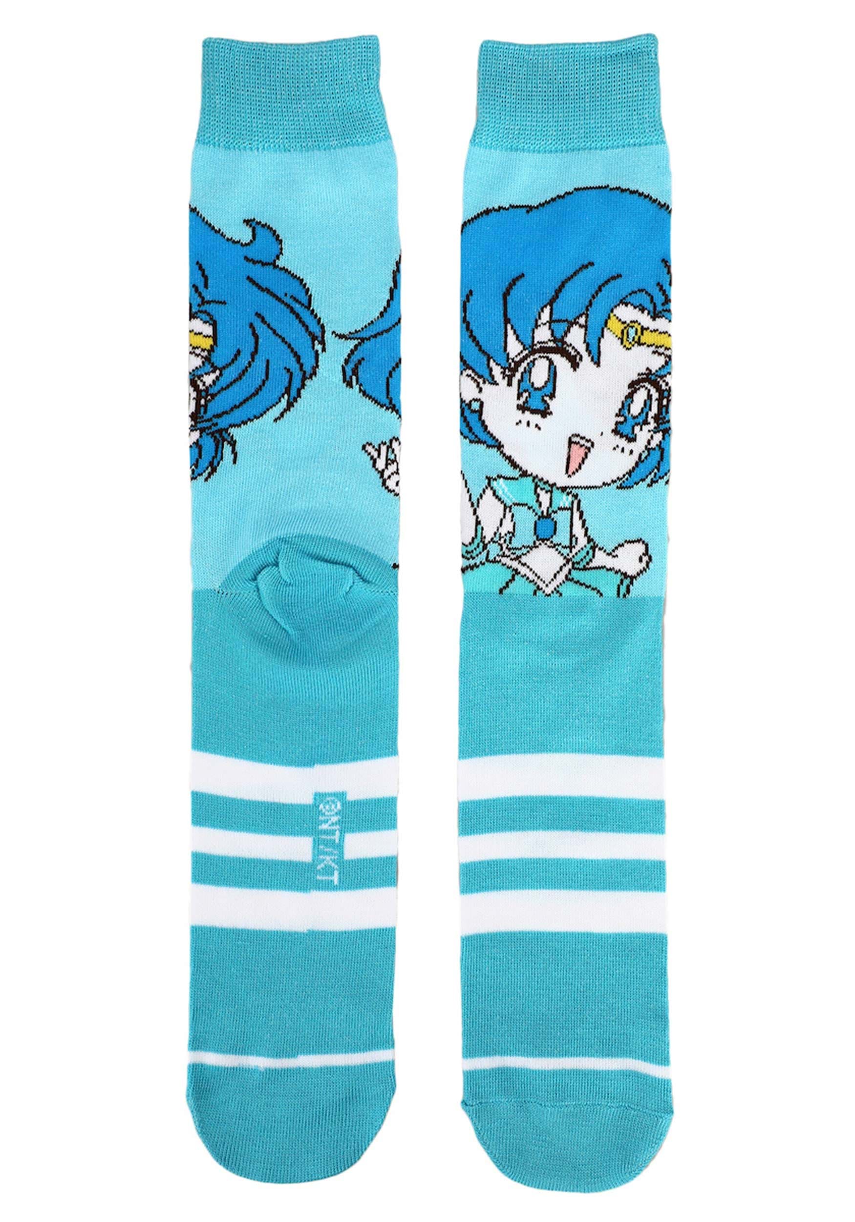 Sailor Moon Sailor Mercury Athletic Knee High Sock