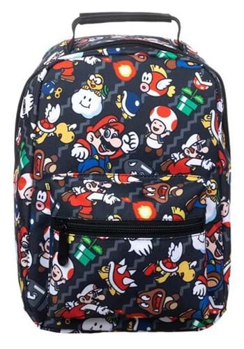 Super Mario Bros All Over Print Insulated Lunch Bag