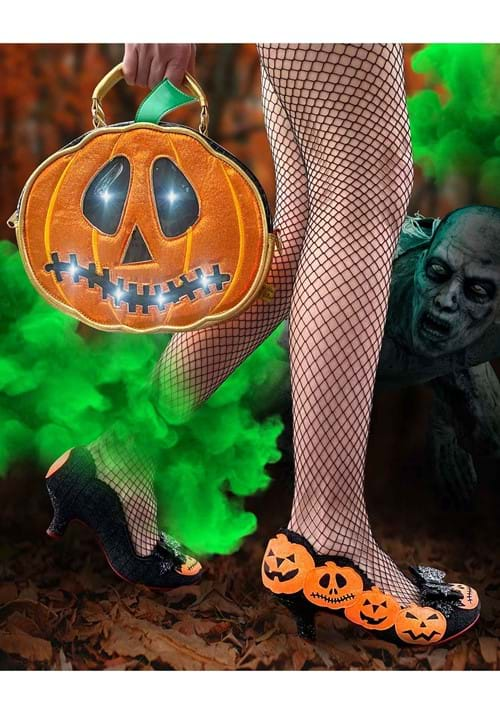 Irregular Choice Pumpkin Carving Low Heels