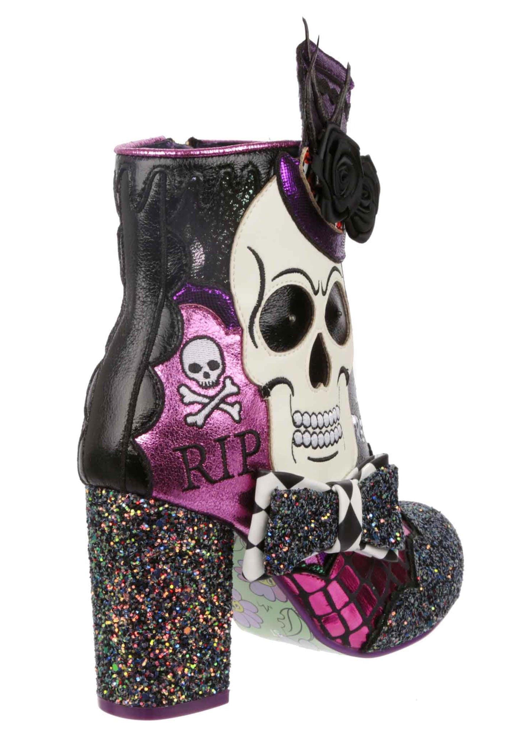 Dance Of The Dead Ankle Boot Heel By Irregular Choice