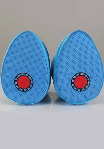 Mega Man Costume Slippers Adult Alt 3