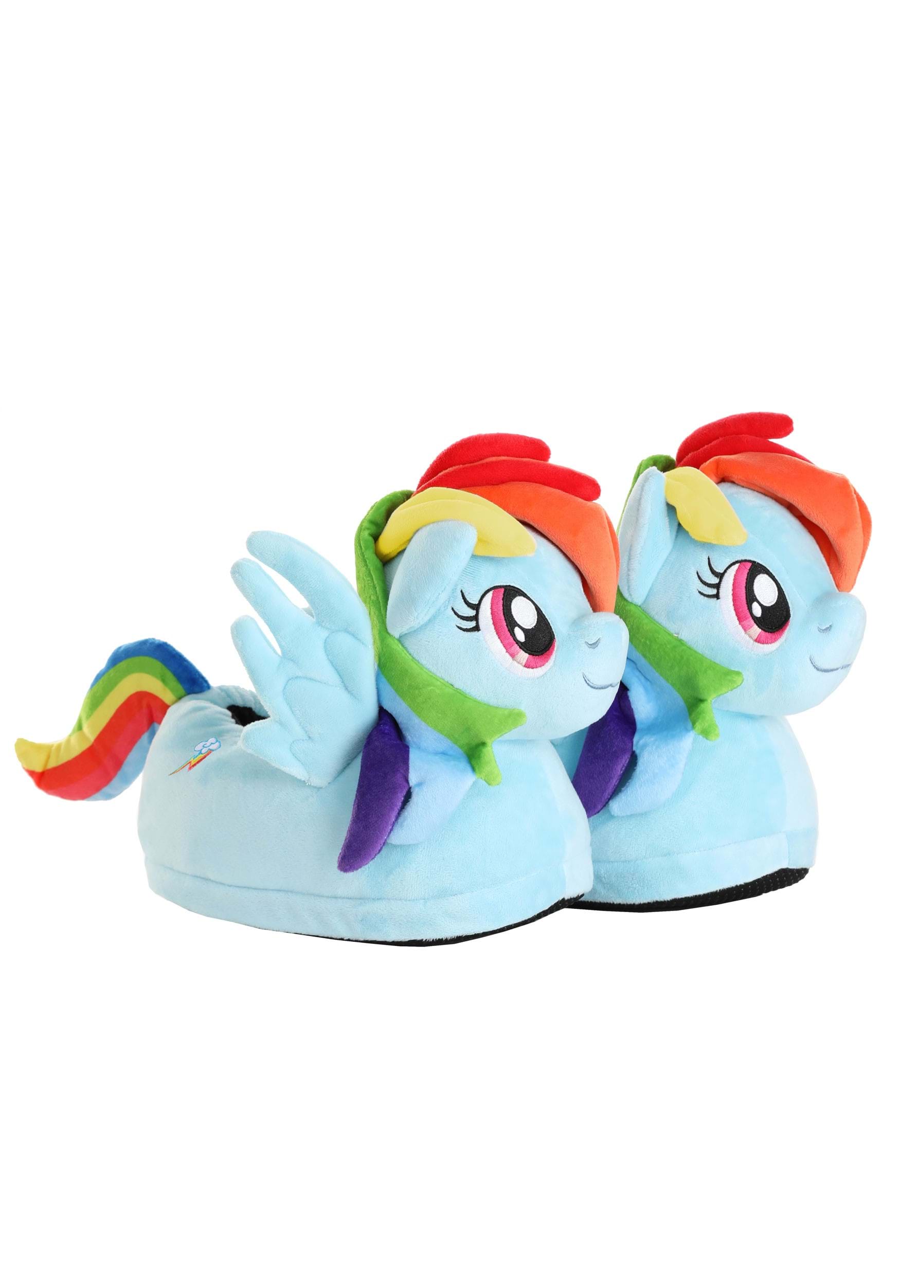 My Little Pony Adult Rainbow Dash Slippers | My Little Pony Accessories