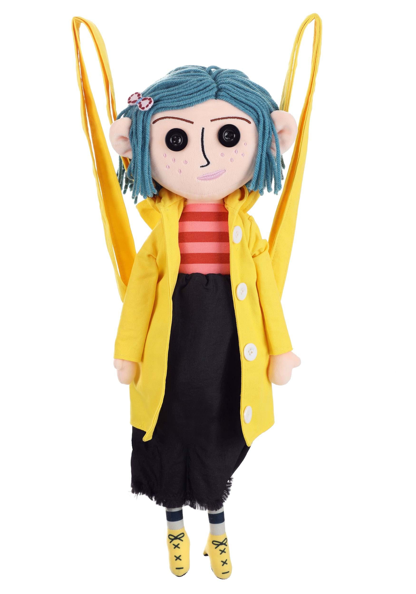 Coraline Doll Plush Backpack | Coraline Accessories