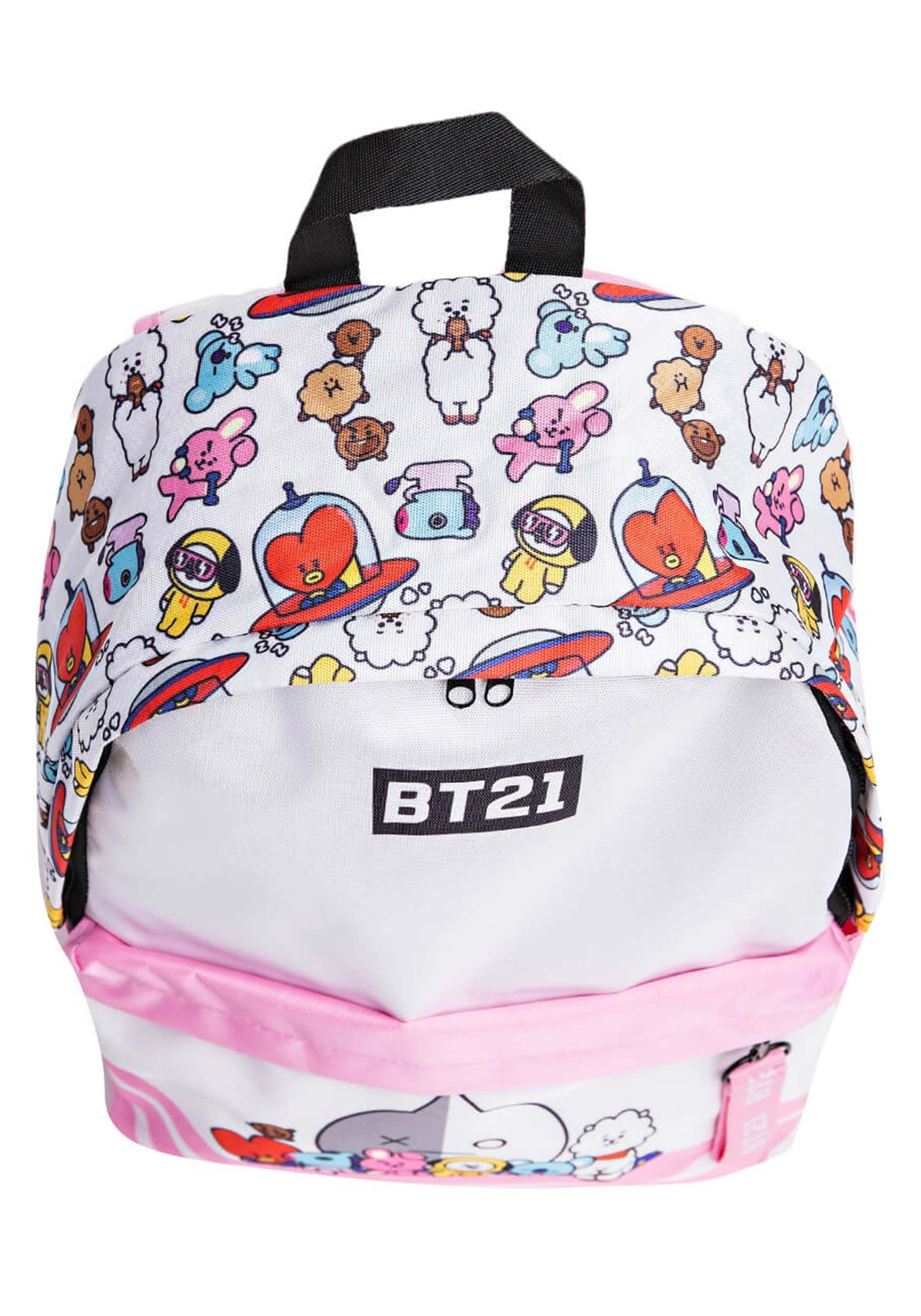 BT21 Baby Cute White Backpack - BTS Official Merch | BTS Merchandise