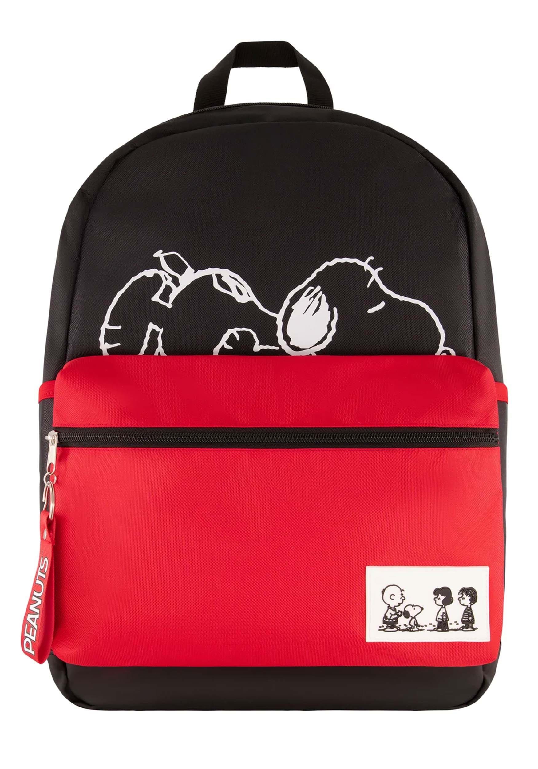 Snoopy and Charlie Brown and Woodstock Backpack