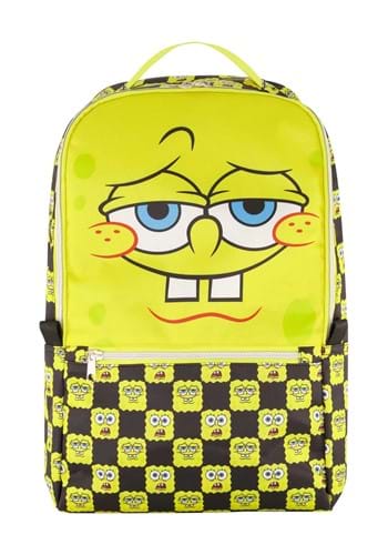 Spongebob Checkered Big Face Backpack