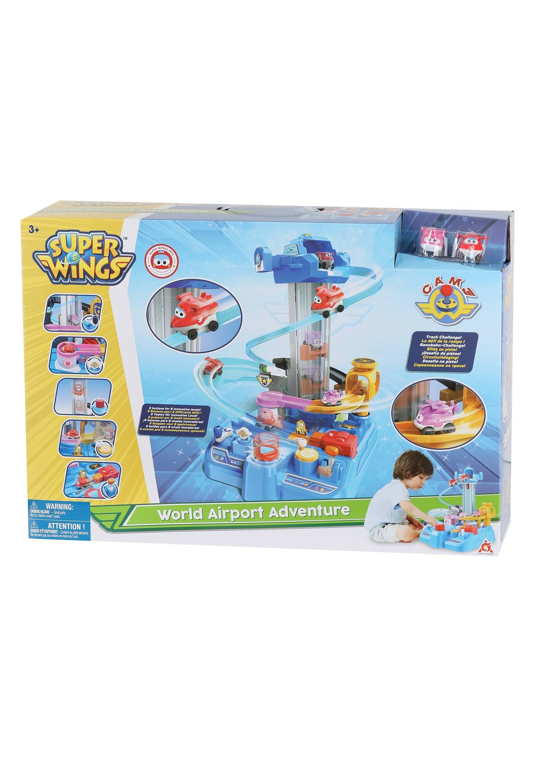 Super Wings Big World Airport Adventure Playset for Kids