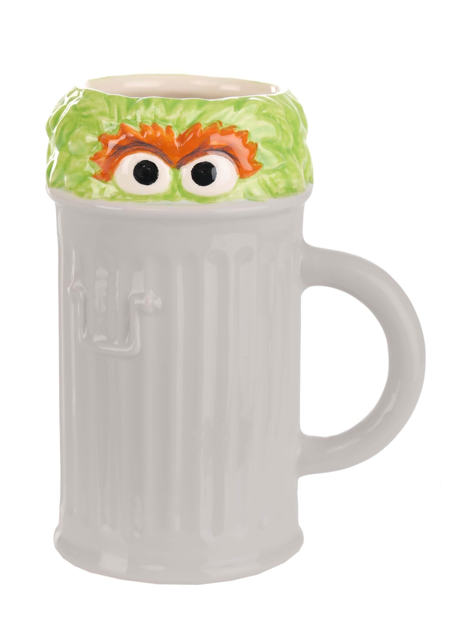 Sesame Street Molded Oscar the Grouch Trash Can Mug | Sesame Street Accessories
