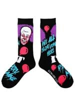 Adult IT Classic Pennywise Black Light Crew Socks Alt 1