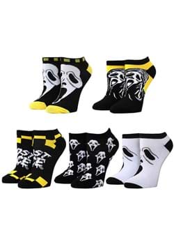 Ghost Face Icon 5 Pack Ankle Socks