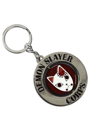 Demon Slayer Fox Mask Spinner Keychain