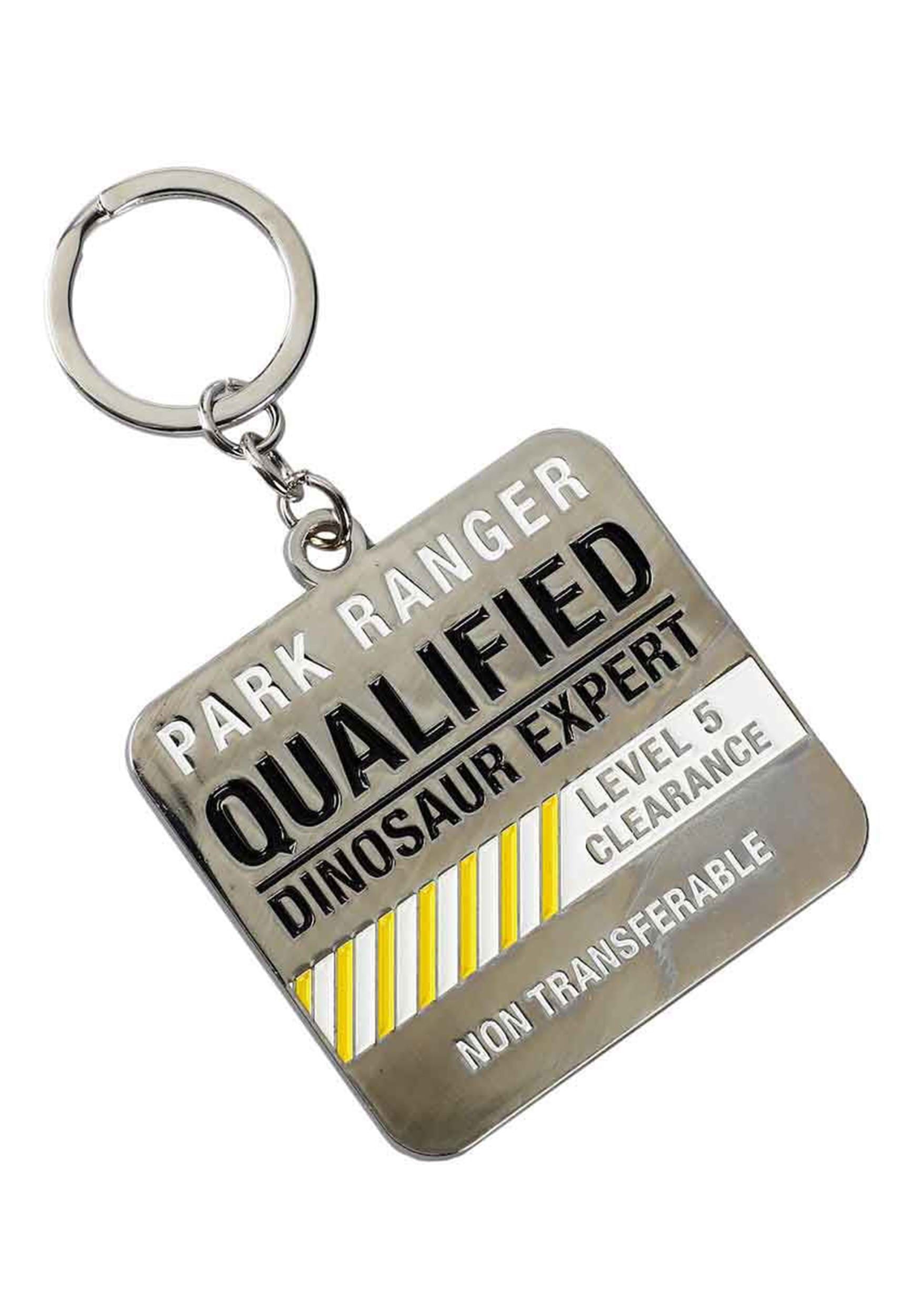 Jurassic Park Qualified Ranger Keychain