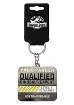 Jurassic Park Qualified Dinosaur Expert Ranger Keychain Alt 