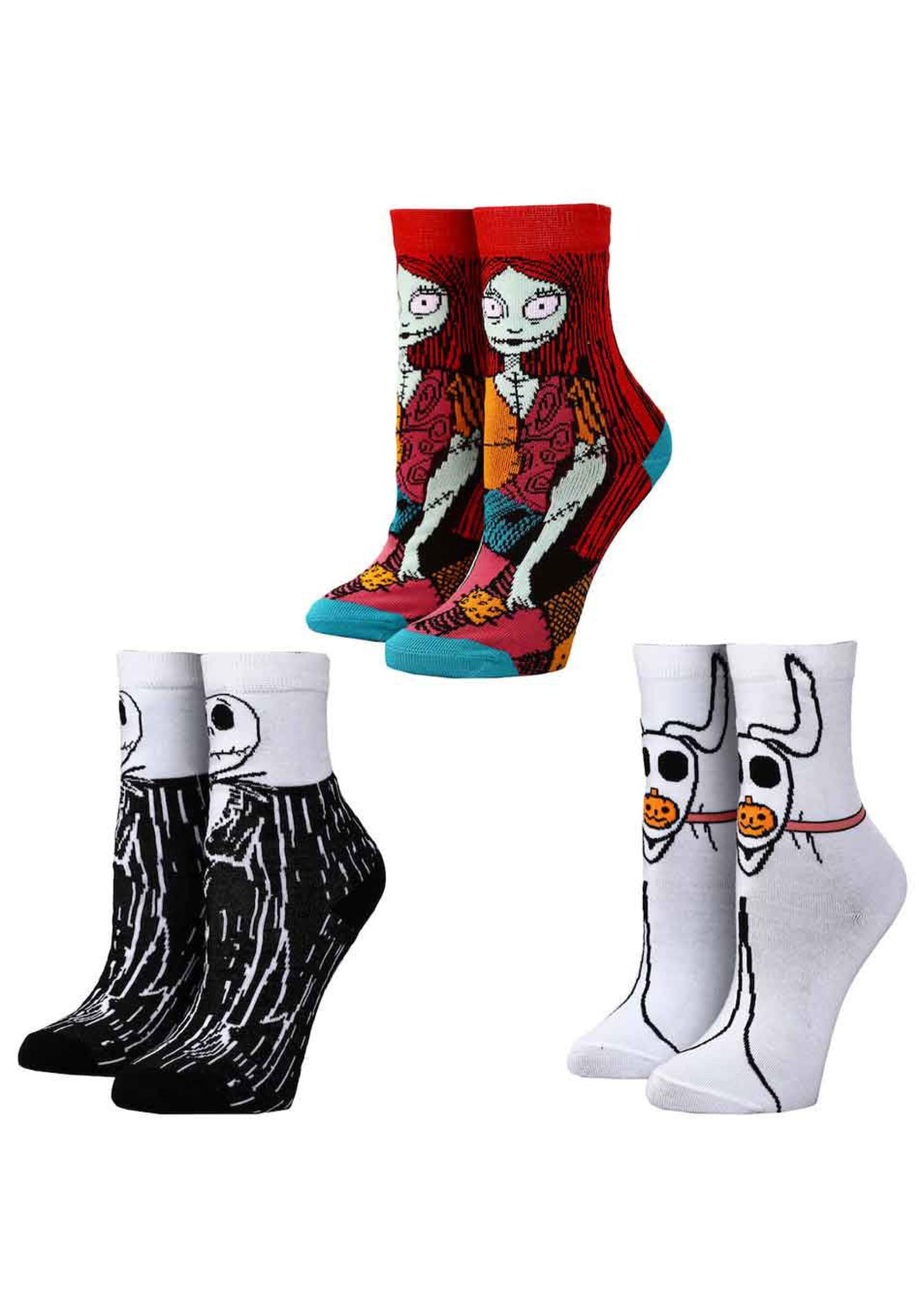 Pack of 3 Nightmare Before Christmas Youth Character Socks