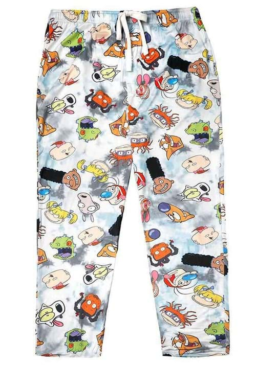 Adult 90's Nickelodeon All Over Print Sleep Pants