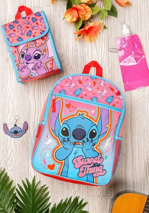 LILO & STITCH 5 PC LARGE BACKPACK SET