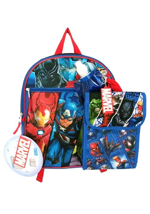 Marvel Universe 5 Piece Backpack Set 68 off