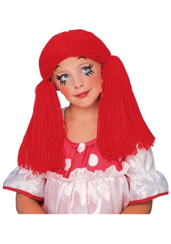 Red Raggedy Doll Wig