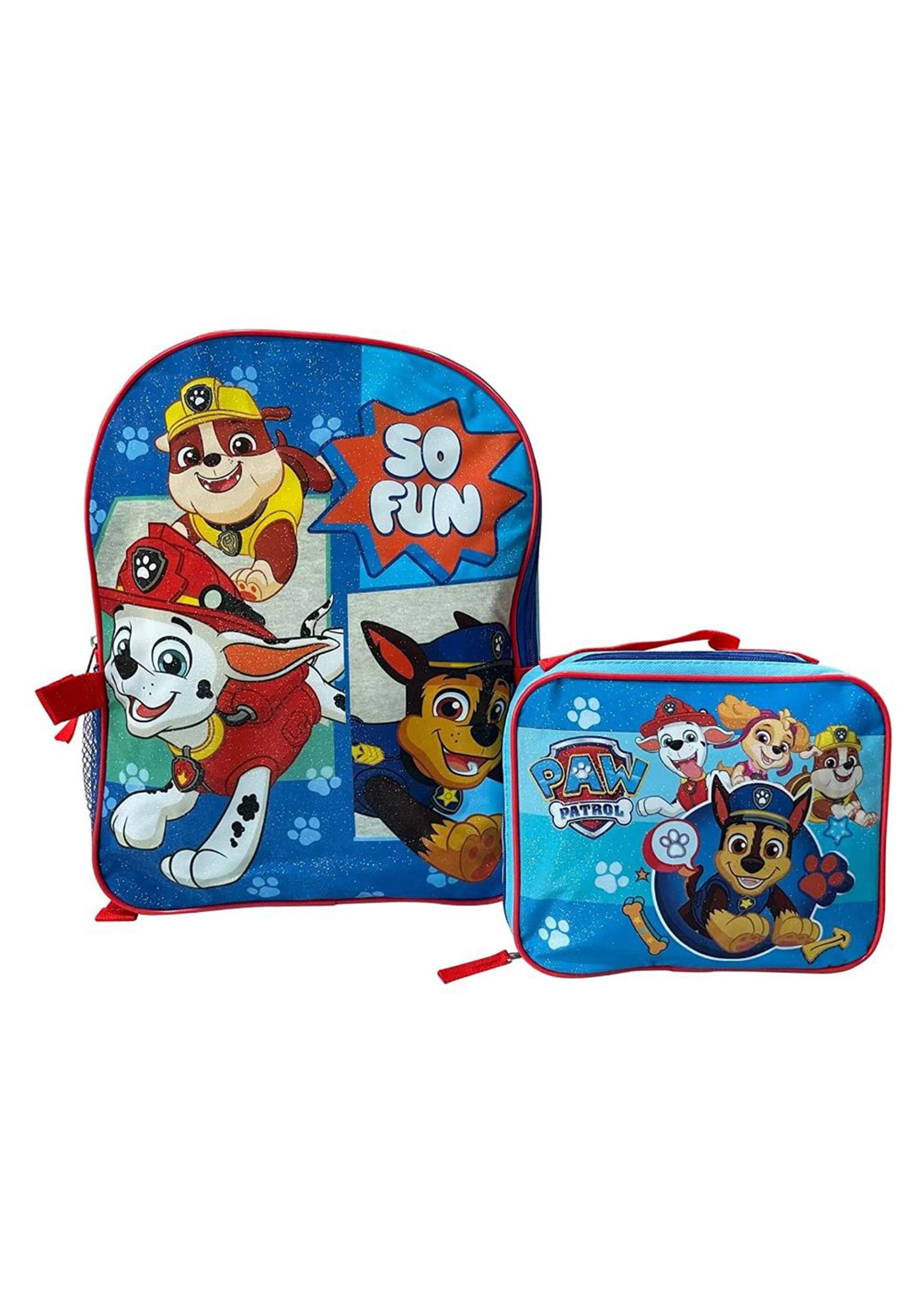 Paw Patrol Backpack with Lunch Bag