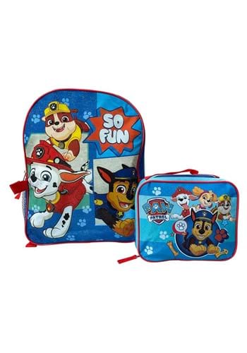 Paw Patrol Large Backpack with Lunch Bag