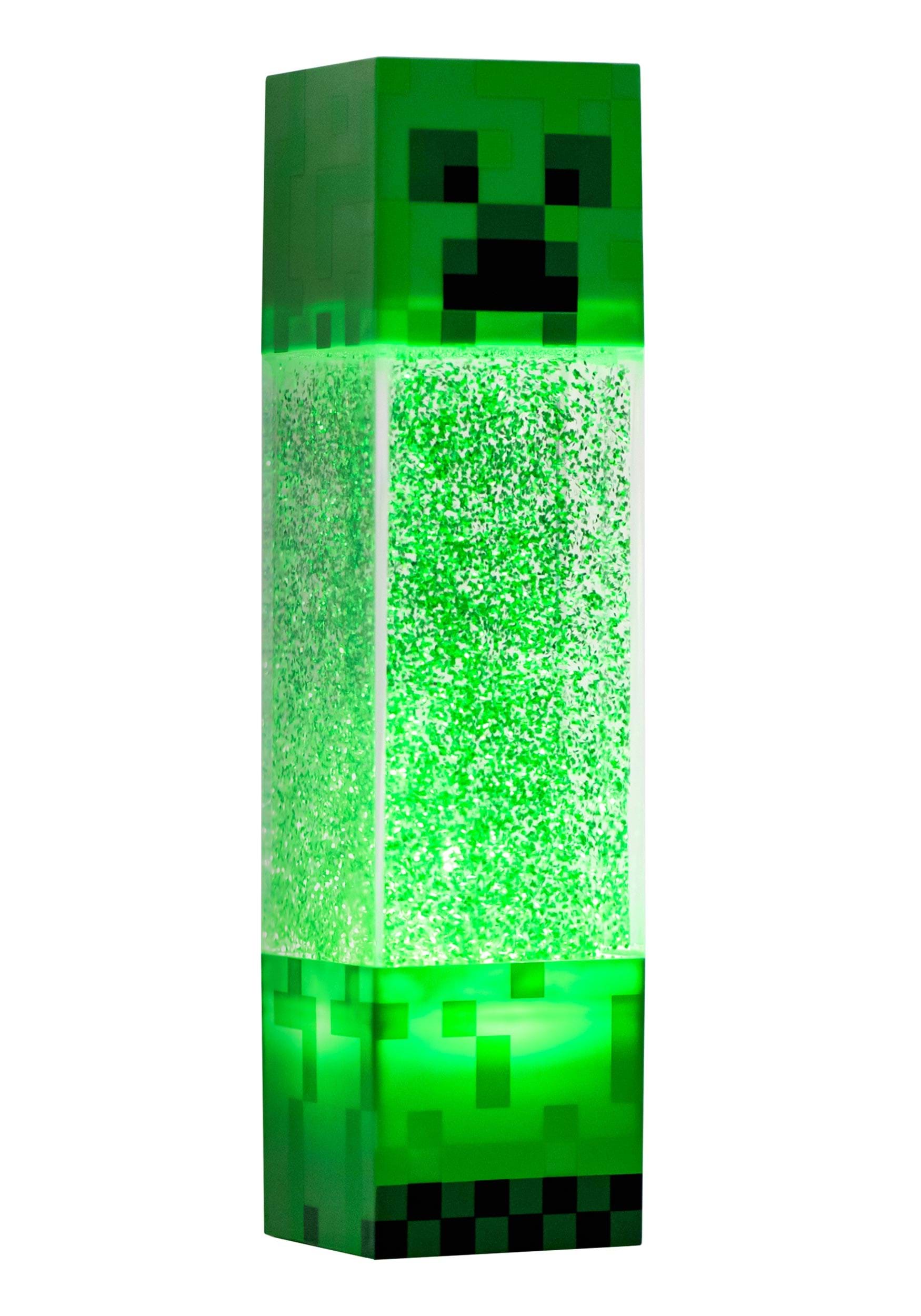 Minecraft Green Creeper Glitter Light for Kids