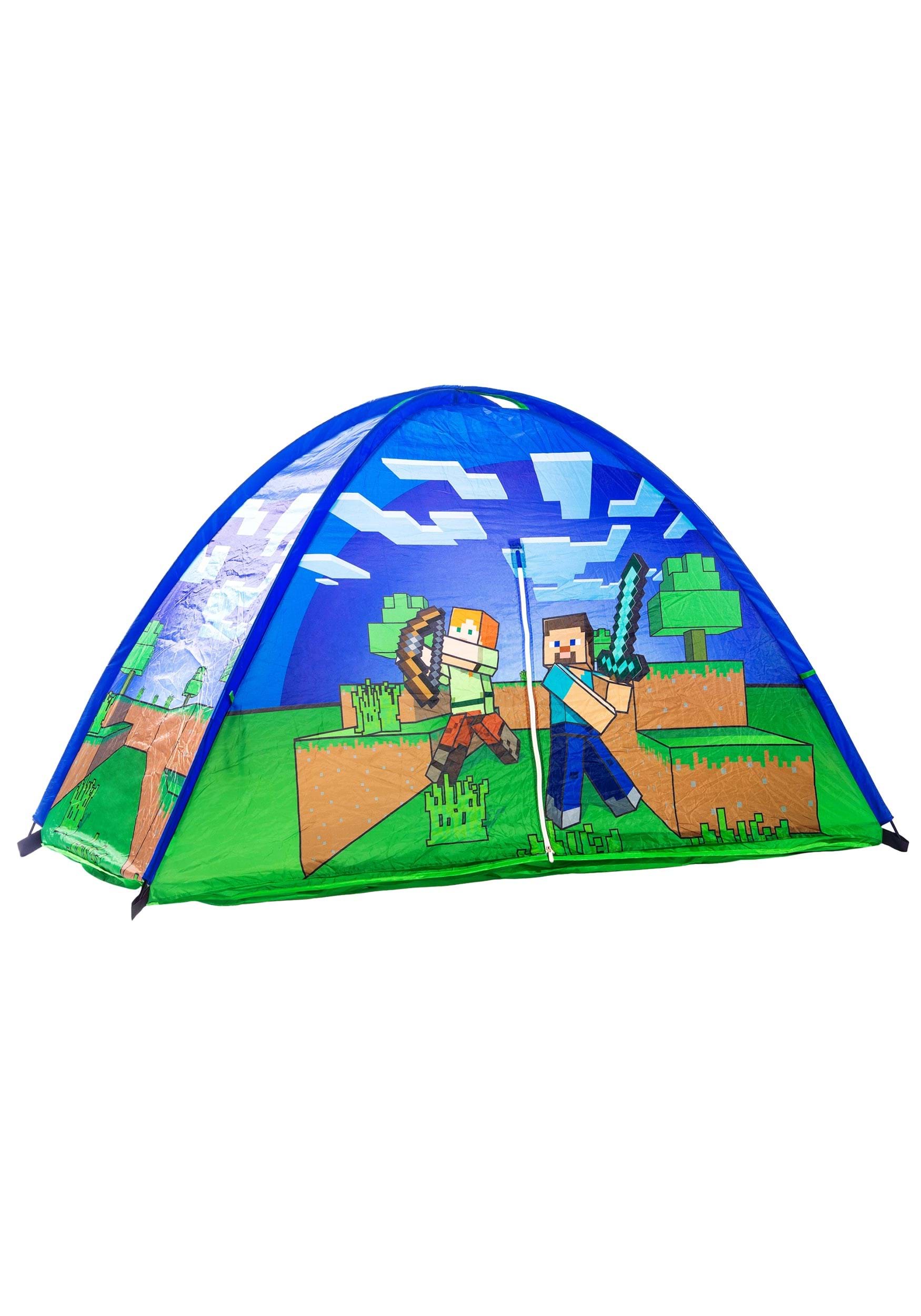 Minecraft Bed Tent Pop-Up Fort