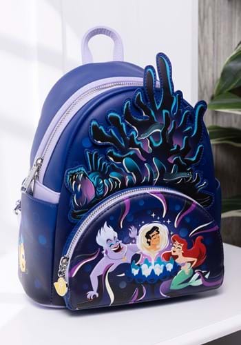 Loungefly Disney Little Mermaid Ursula Lair Mini Backpack