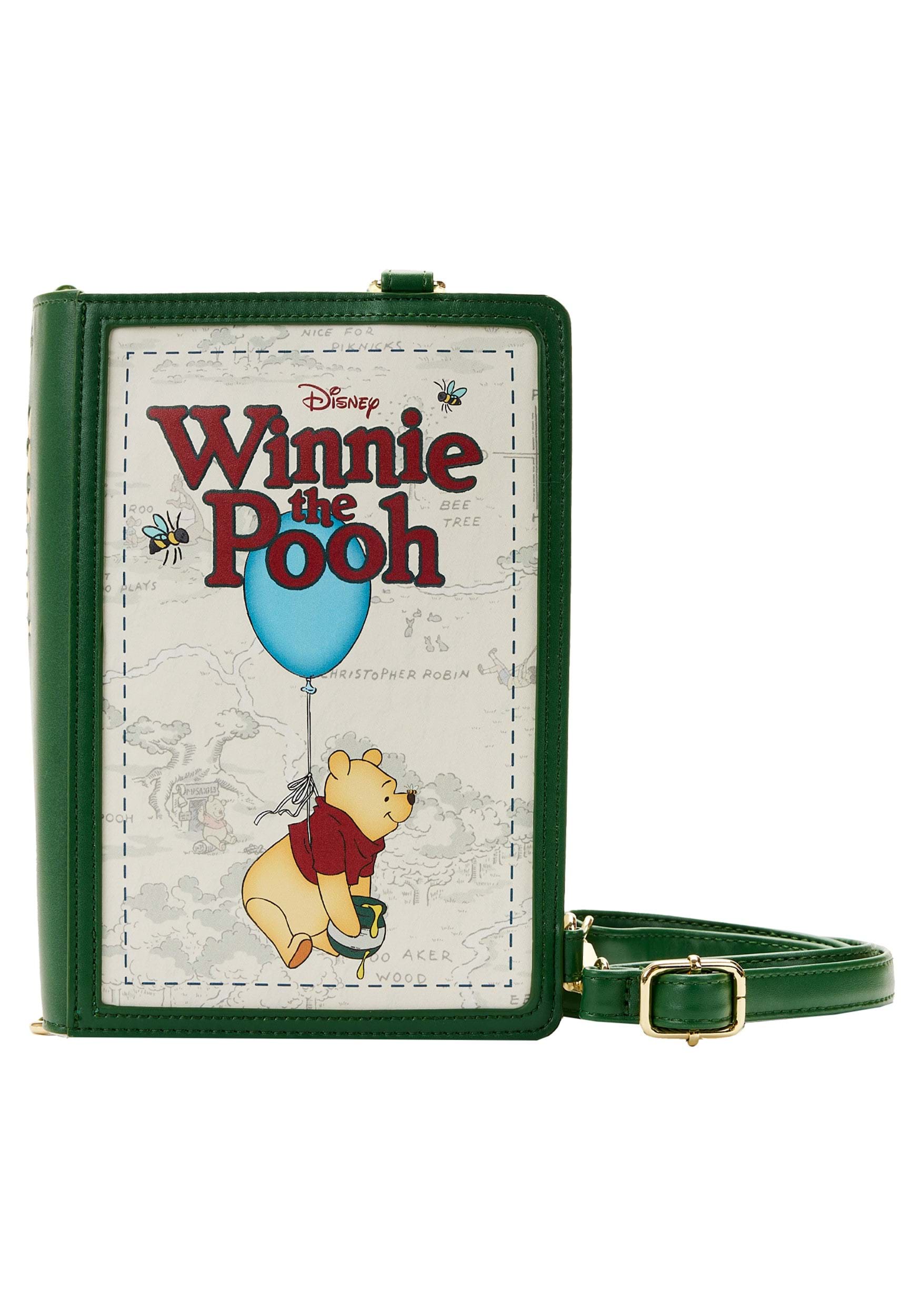 Loungefly Disney Winnie the Pooh Classic Book Convertible Crossbody Purse