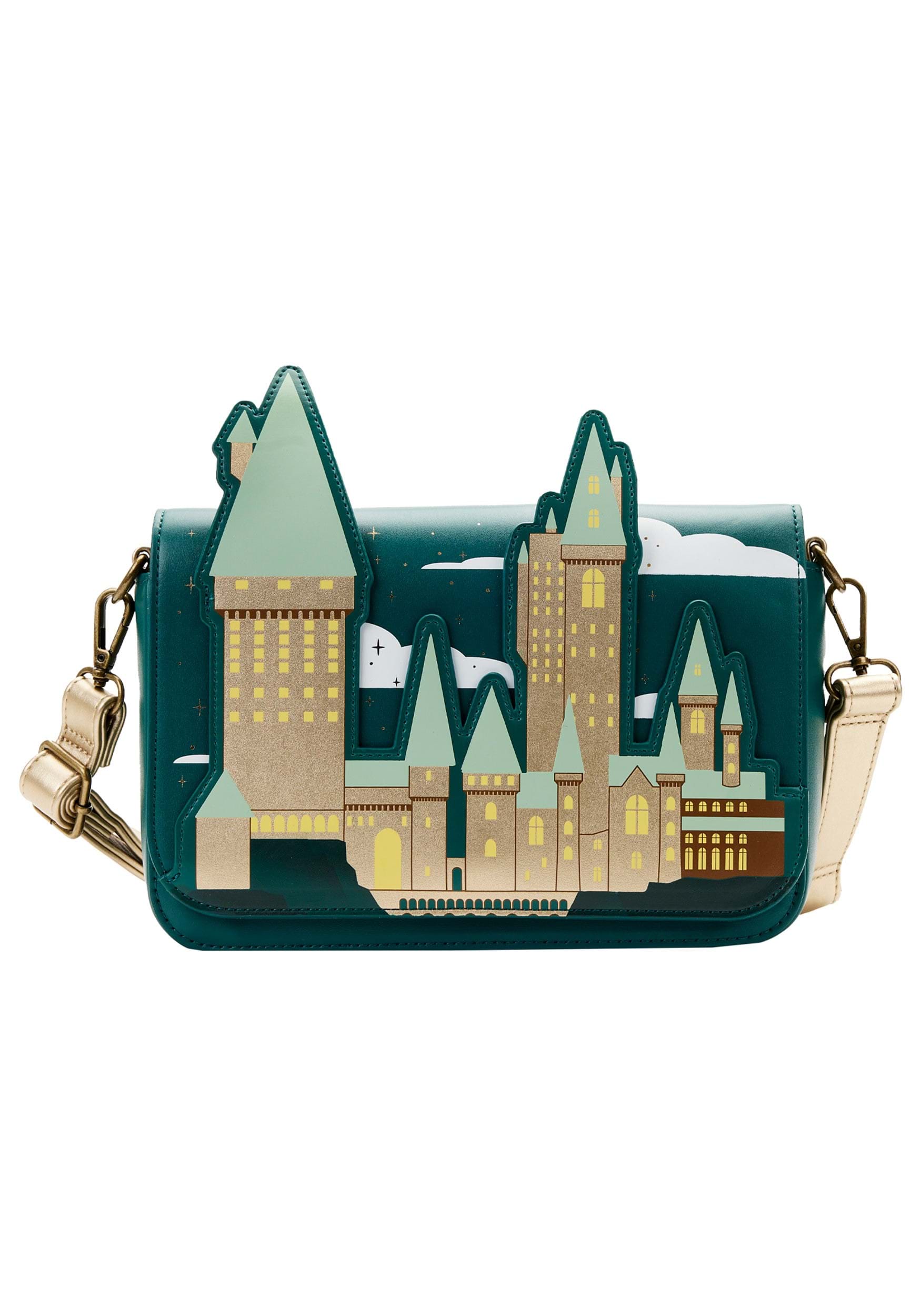 Loungefly Harry Potter Golden Hogwarts Castle Crossbody Bag – Forever PB & J