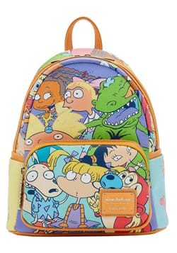 Loungefly Nickelodeon Nick 90s Color Block AOP Mini Backpack