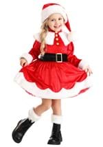 Premium Santa Girls Toddler Costume Dress