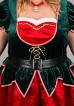 Plus Size Women's Deluxe Festive Elf Costume Alt 3