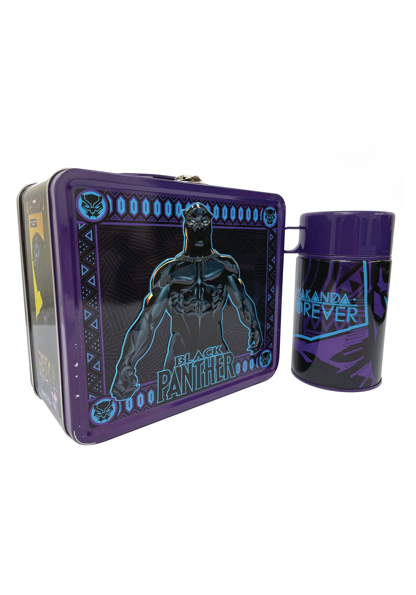 Tin Titans Black Panther Lunchbox and Drink Container