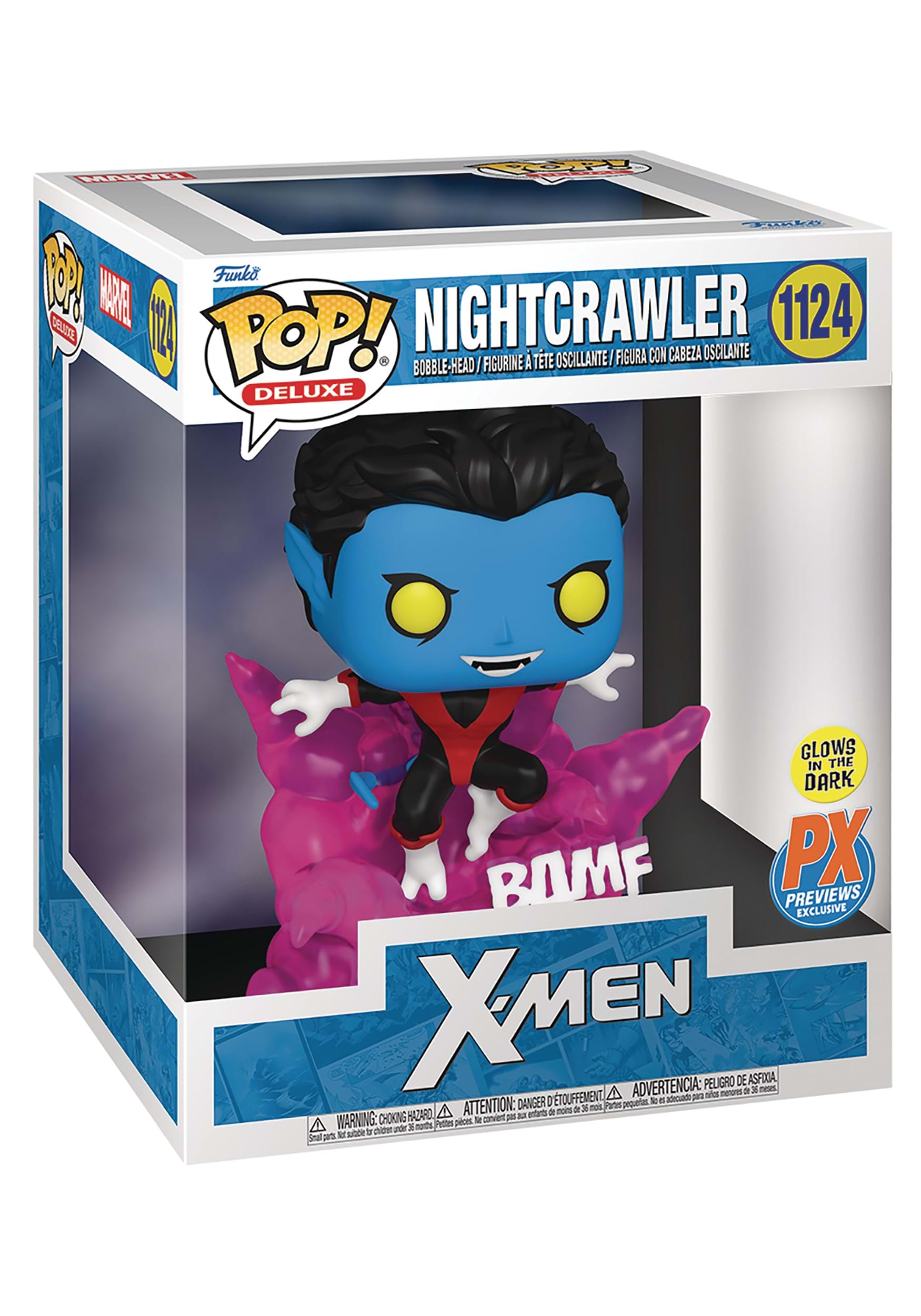 POP! Deluxe: X-Men - Nightcrawler Glow in the Dark (Teleporting)