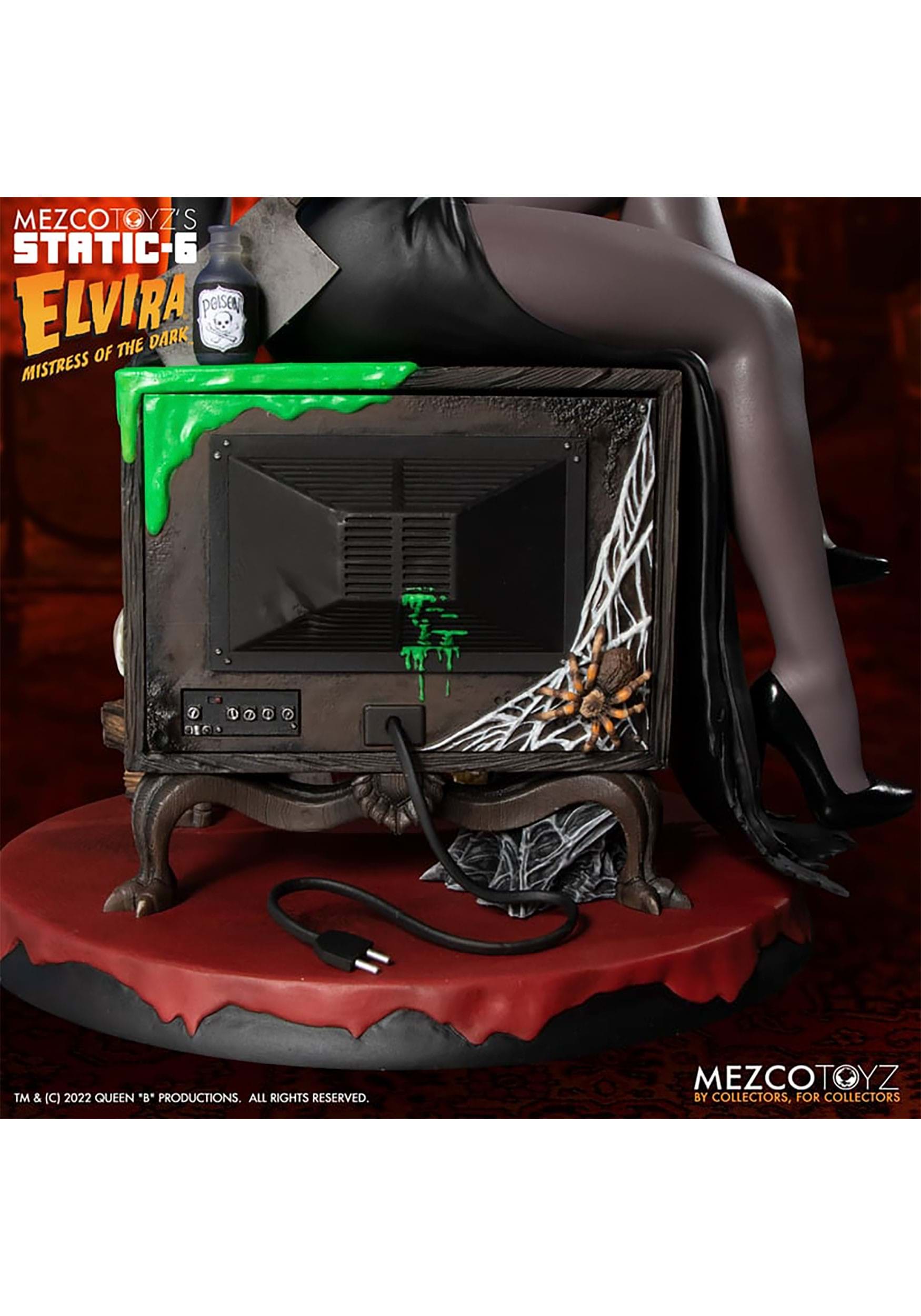 Elvira: Mistress Of The Dark Static-6 Elvira Scale Statue