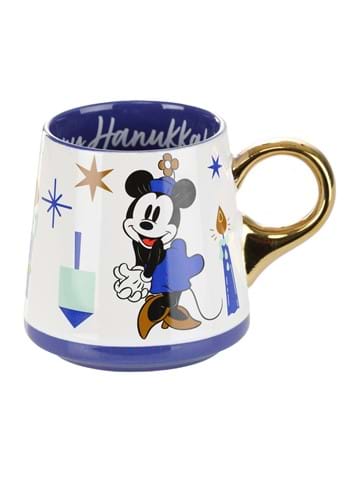 Disney Happy Hannukkah Mug with Gold Handle