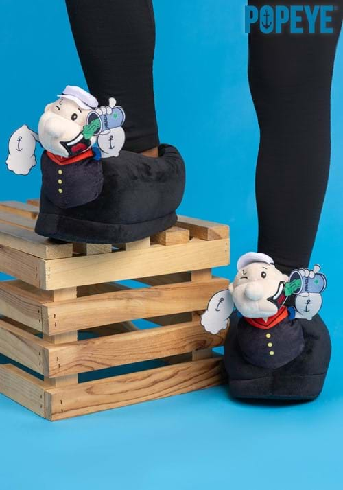 Adult Popeye Plush Slippers