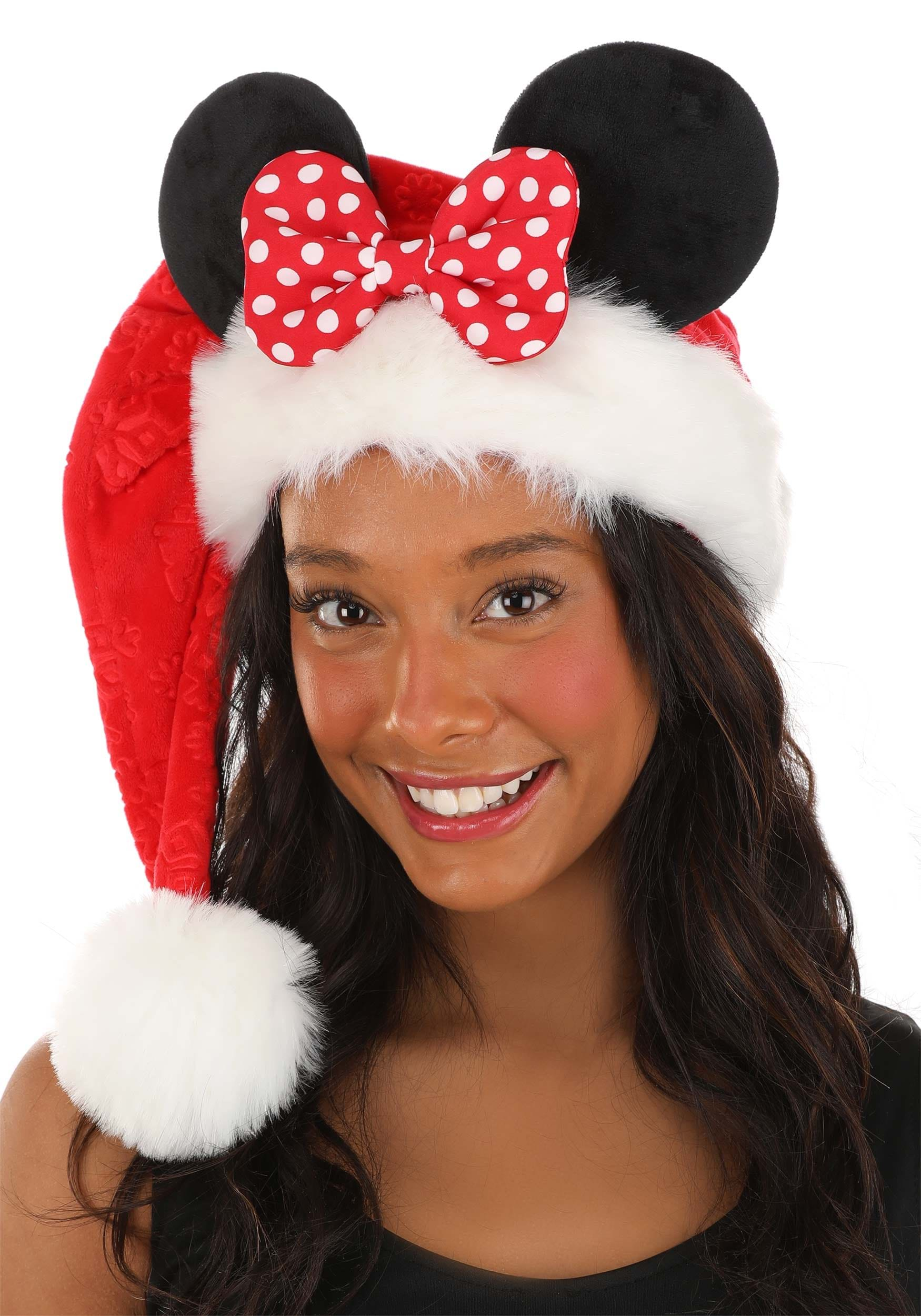 Disney Minnie Mouse Santa Cap | Holiday Hats