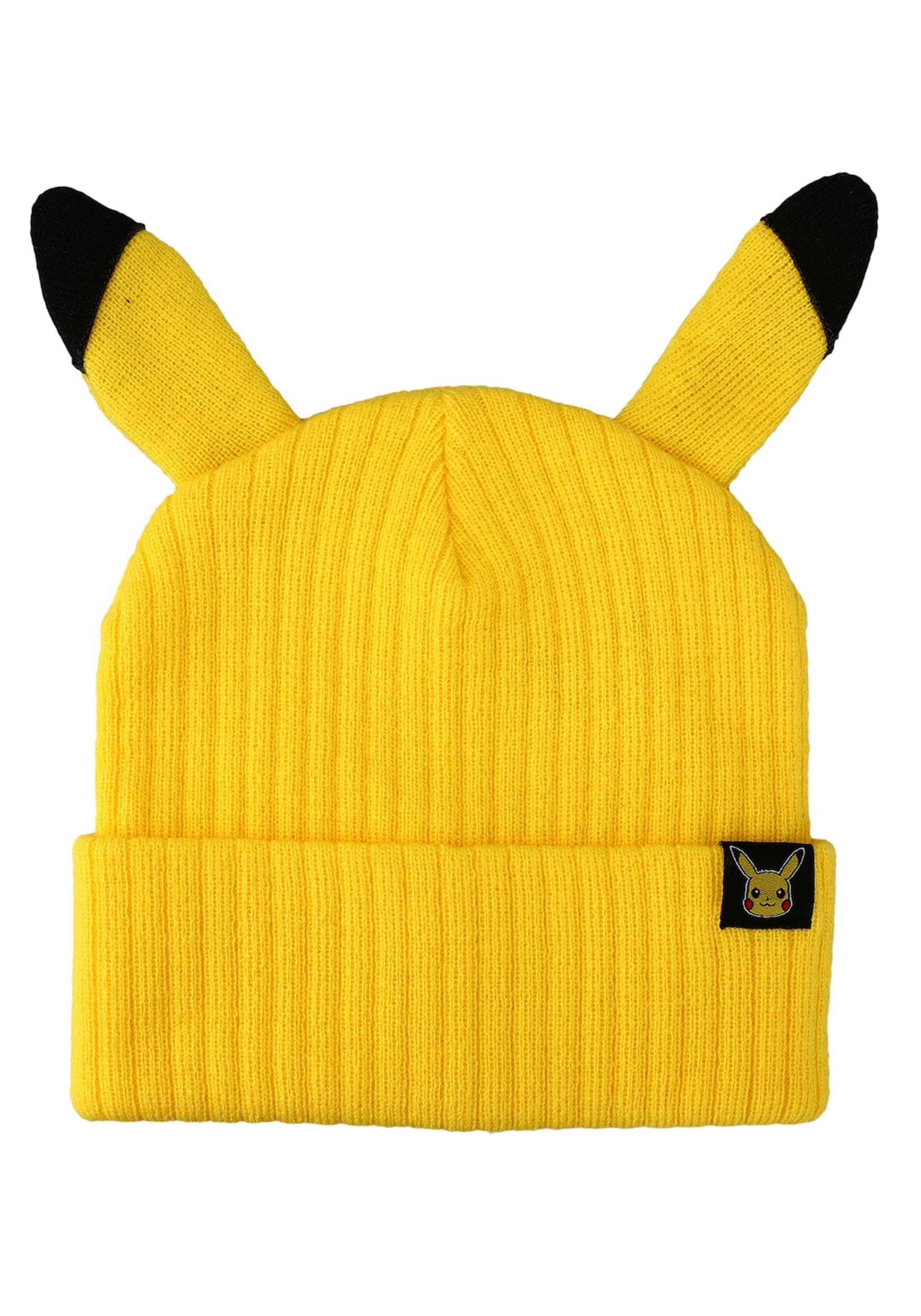 Pikachu 3D Cosplay Cuff Beanie