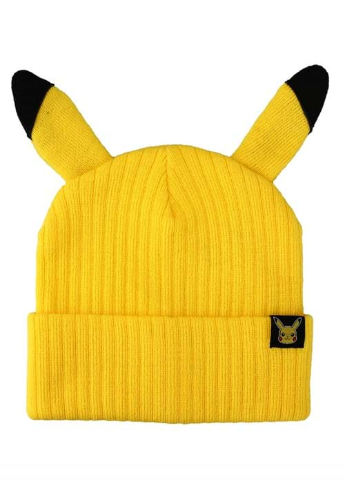 Pokemon Pikachu 3D Cosplay Adult Cuff Beanie