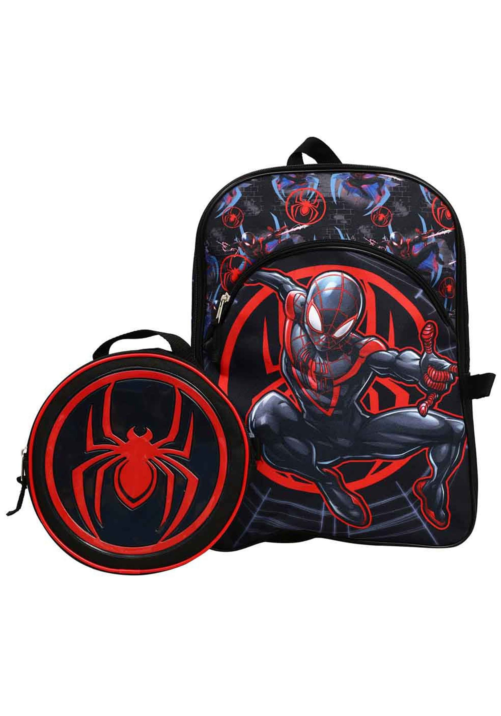 Boys Marvel Black Panther Backpack with Lunch Bag