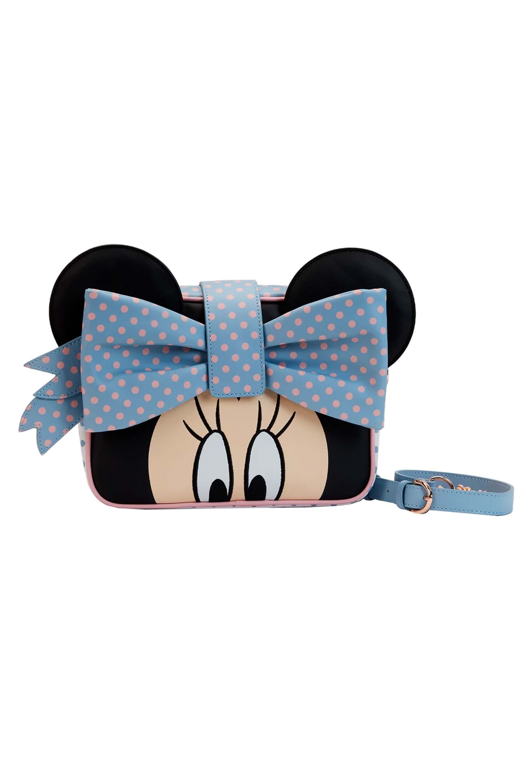 Loungefly Mickey Mouse Pastel Shoulder Bag, White and multicoloured :  : Fashion