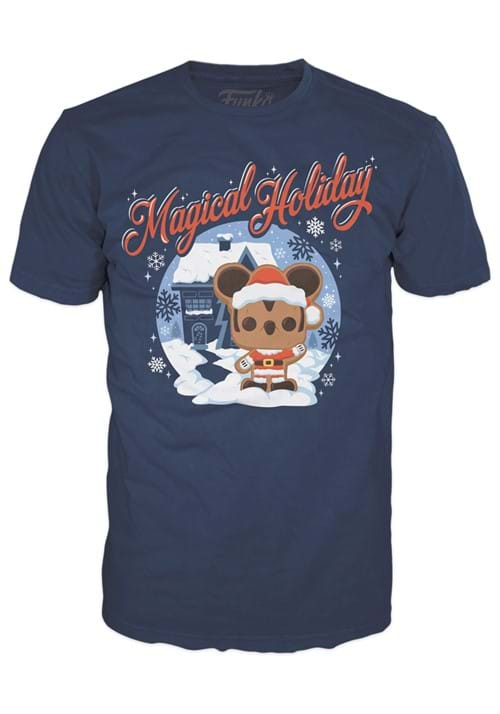 Boxed Tee Disney Holiday Santa Mickey