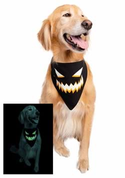 Glow in the Dark Jack O Lantern Pet Dog Bandana